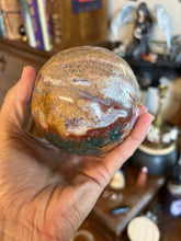 Load image into Gallery viewer, Gorgeous Ocean Jasper Sphere