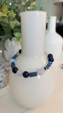 Load image into Gallery viewer, Kyanite &amp; Blue Lace Stretch Bracelet