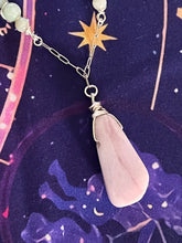 Load image into Gallery viewer, Kunzite and Green Moonstone Necklace