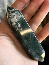 Load image into Gallery viewer, Moss Agate With Druzy Generator