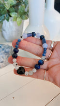 Load image into Gallery viewer, Kyanite &amp; Blue Lace Stretch Bracelet