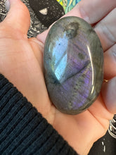 Load image into Gallery viewer, Show Stopper Labradorite Palm Stone 🌈⚡️