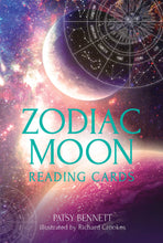 Load image into Gallery viewer, Zodiac Moon Reading Cards ~ Celestial guidance at your fingertips