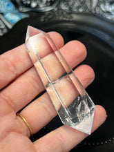 Load image into Gallery viewer, Double Terminated Clear Quartz With Magnetite Inclusions